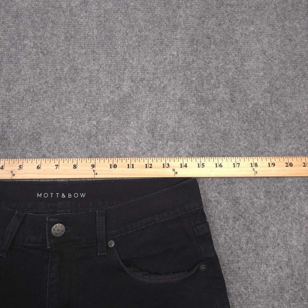 Mott & Bow Slim Jay Jeans Mens 30x27* Black Ultra Soft Stretch Denim Lightweight